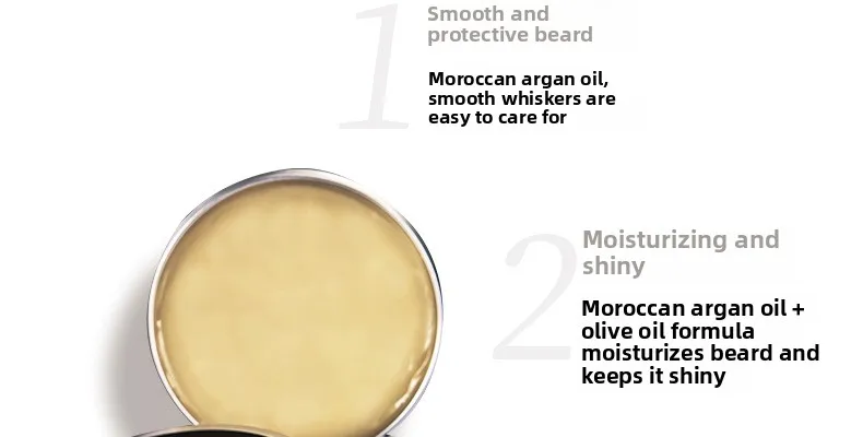 MELAO Cross-Border Beard Care Styling Cream Moisturizing and Nourishing Wax for Shaving and Beard Balm for Amazon and EBay