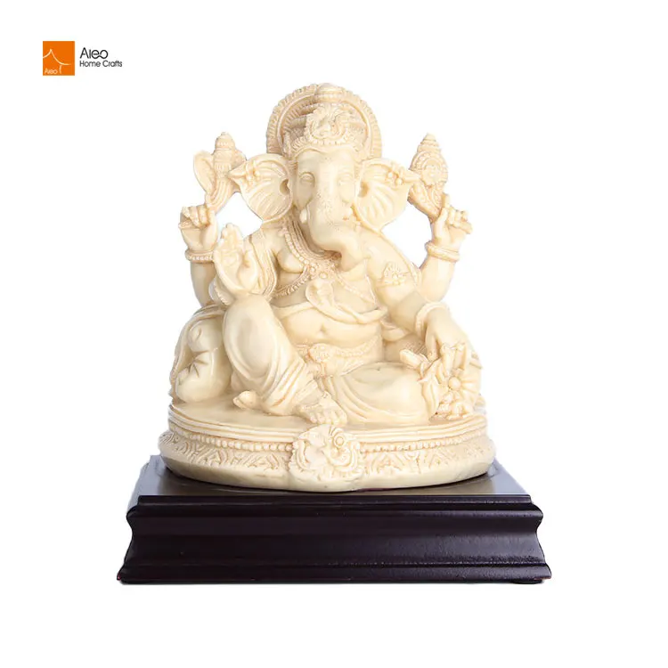 Religion Decoration Small Resin India Ganesha Idol Gods Hindu Religious