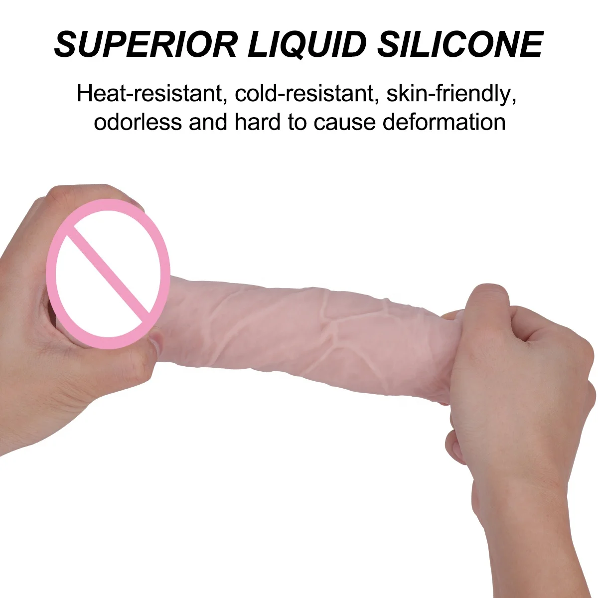 Liquid silicone dildo