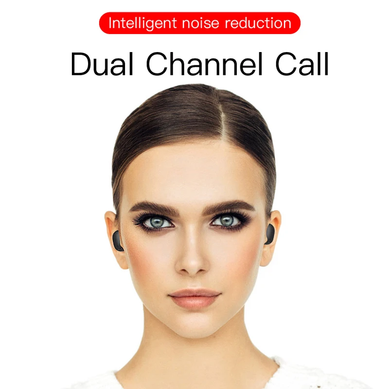 E6S TWS Wireless Earphone for Redmi Airdots Earbuds LED Display Bluetooth V5.0 Headsets with Mic for iPhone Huawei Samsung - ANKUX.COM