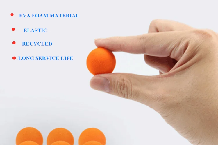 High Density Multi Color Eva Foam Ball For Toy Gun Foam Ball Soft Toy