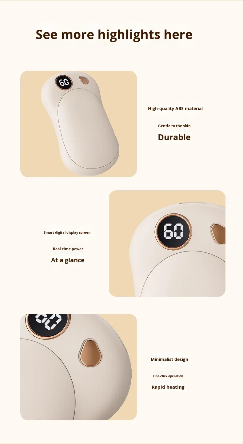 Hand Warmer, USB, 10000mAh, Portable - detail 28