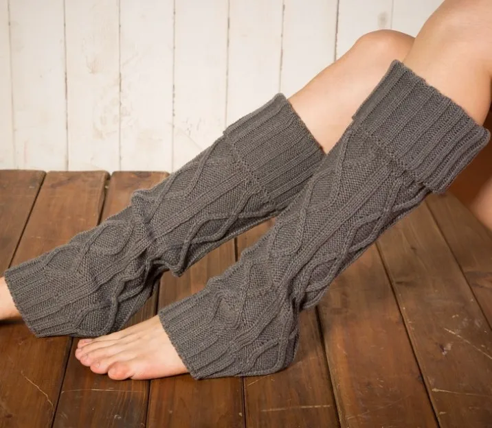 
Wholesale women knitted winter socks leg warmers 