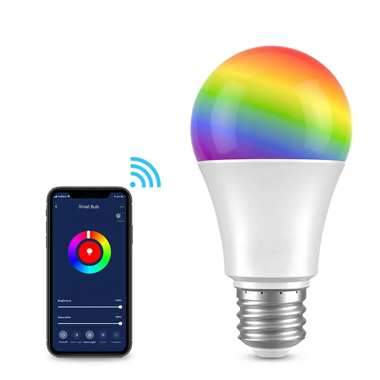 Wholesale A60 Smart LED Bulb 8W 220V Dimming Bluetooth Control Compatible With Alexa And Google Assistant