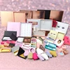 Empty eyelash packaging with custom logo luxury holographic paper false eyelash packaging box
