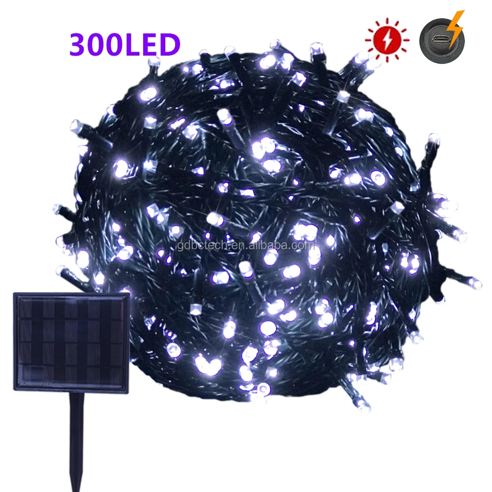 Decorative For Outdoors Bulbs Eveready Decorating With Led Garden 300 Fairy Lights String Decoration Christmas Light Solar