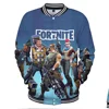 New design fly opening with button hot game printed jacket in 3d print