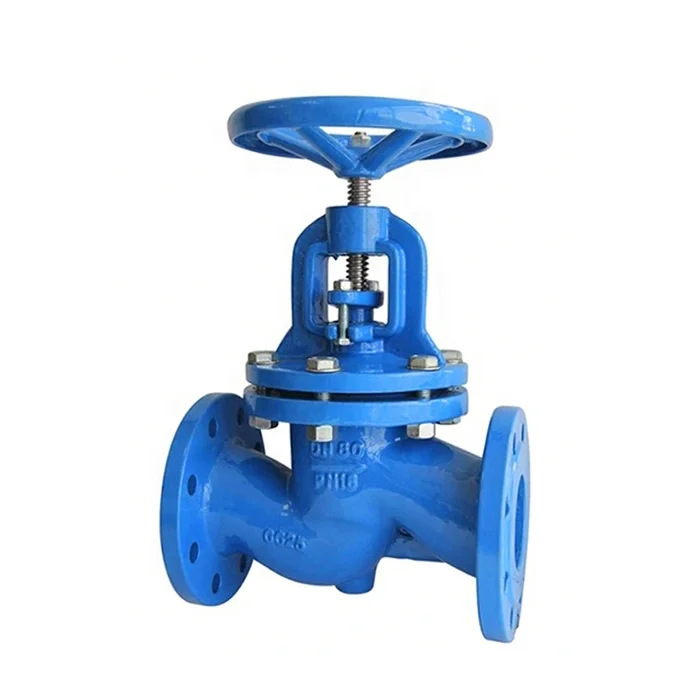 Pn16 Ductile Iron Cast Iron Steam Bellow Seal Water Control Globe Valve Price