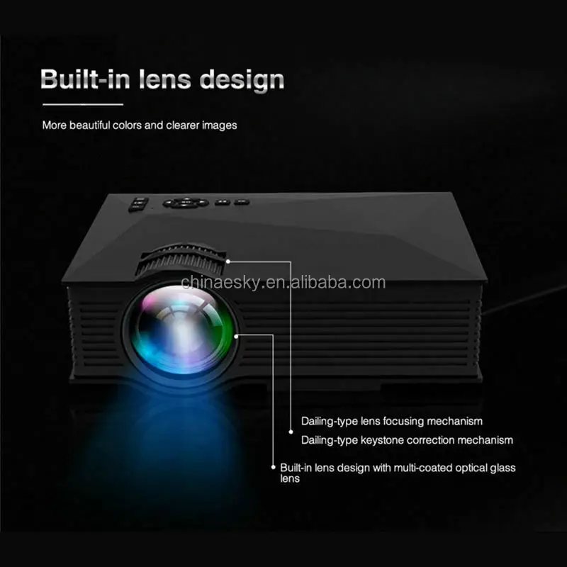 ProjectorWireless Projector, Multi-coated 110-240V Wireless purchases Beamer, For Home