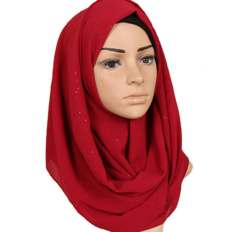 hanrong high quality 21 colors women islam chiffo