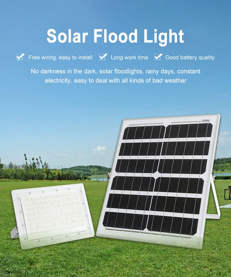 Factory Price SMD Outdoor ip65 waterproof 80w 150w 200w solar LED Flood Light