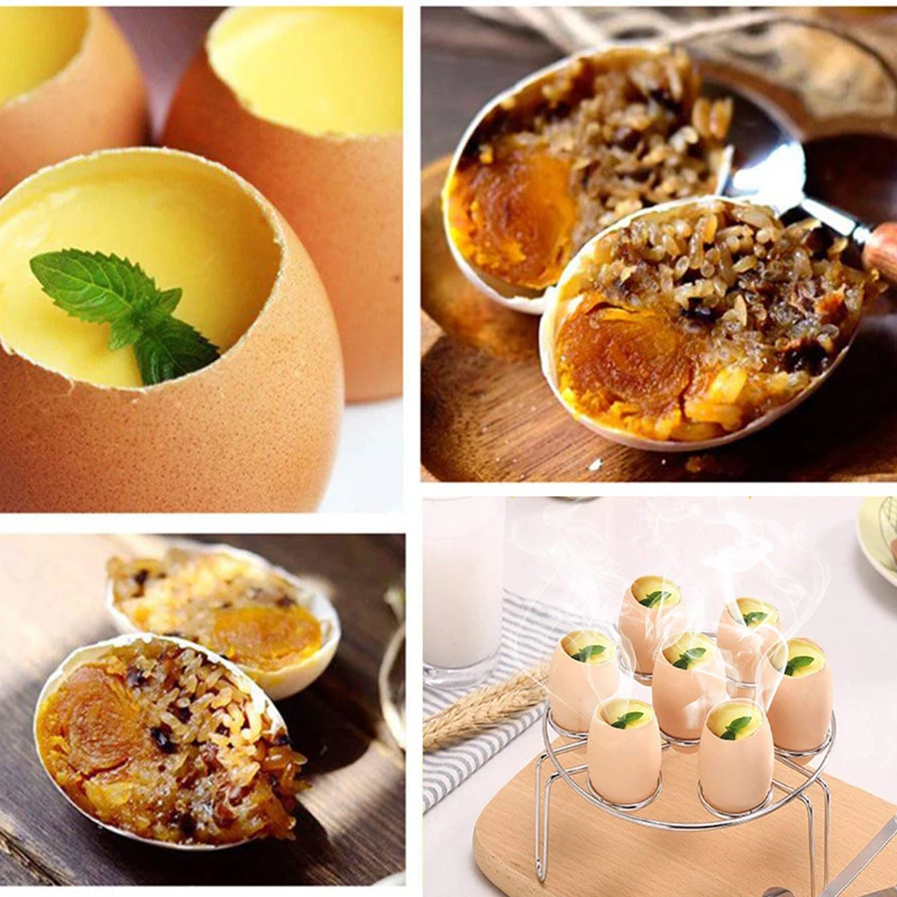 Amazon Best Seller Home KitchenAccessories Creative Eggs Shell Cracker Breaker Cutter 304 Stainless Steel Egg Opener
