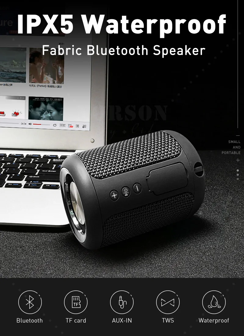 Outdoor Bluetooth 5.0 Mini Speaker Loud Sound Music Portable Wireless Bluetooth Speaker - ANKUX.COM