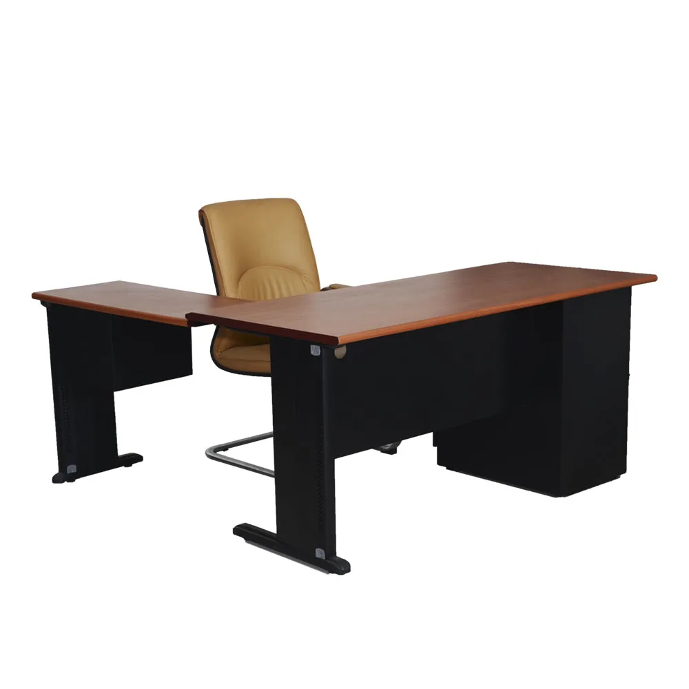 Simple Office Desk L Shape With Drawer Executive Table Computer Desk