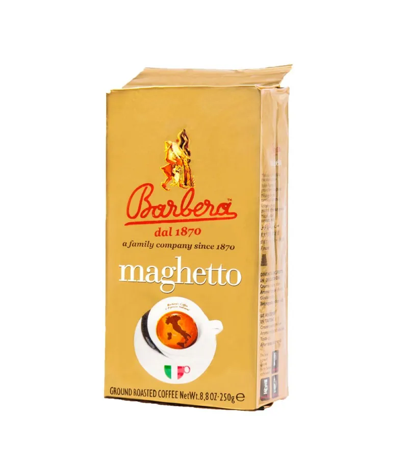 
Maghetto 250gr Italian Premium Ground Coffee 24 months shelf life Vaccum packed 