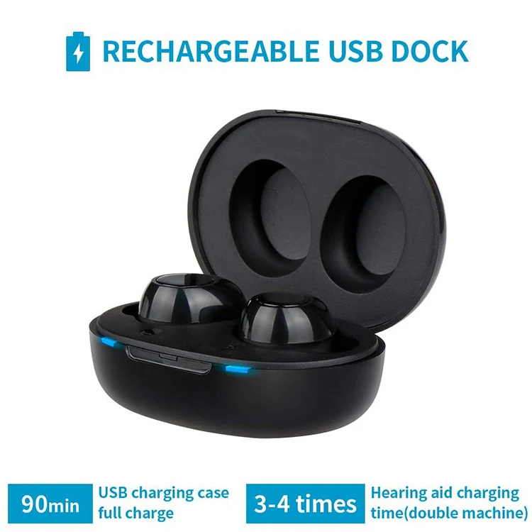JINGHAO mini size Ite Invisible Rechargeable Hearing Amplifier China Hearing Aid - ANKUX.COM