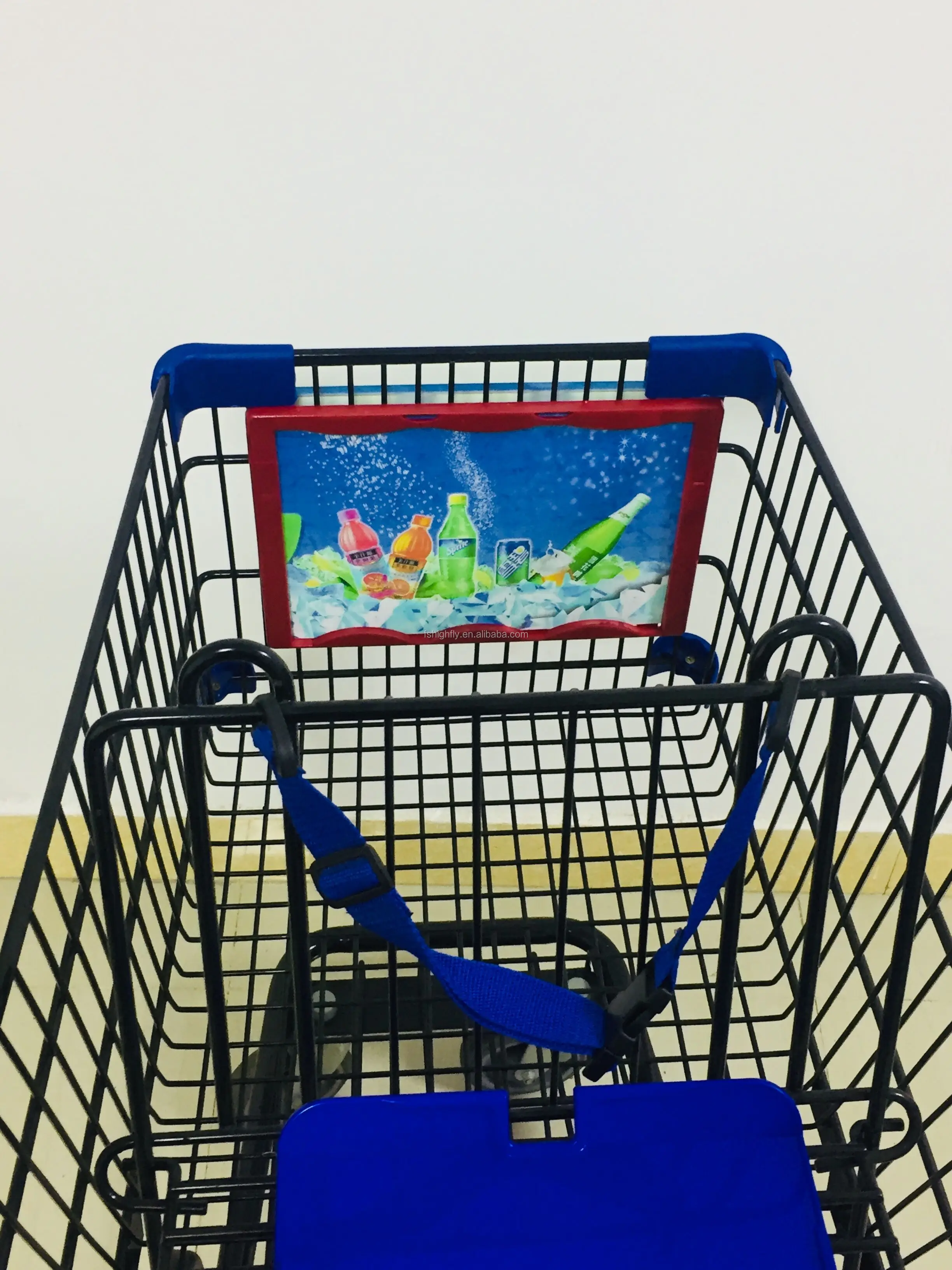 Moq 100 Pcs Shopping Cart Accessories Sign Frame,Supermarket Trolley
