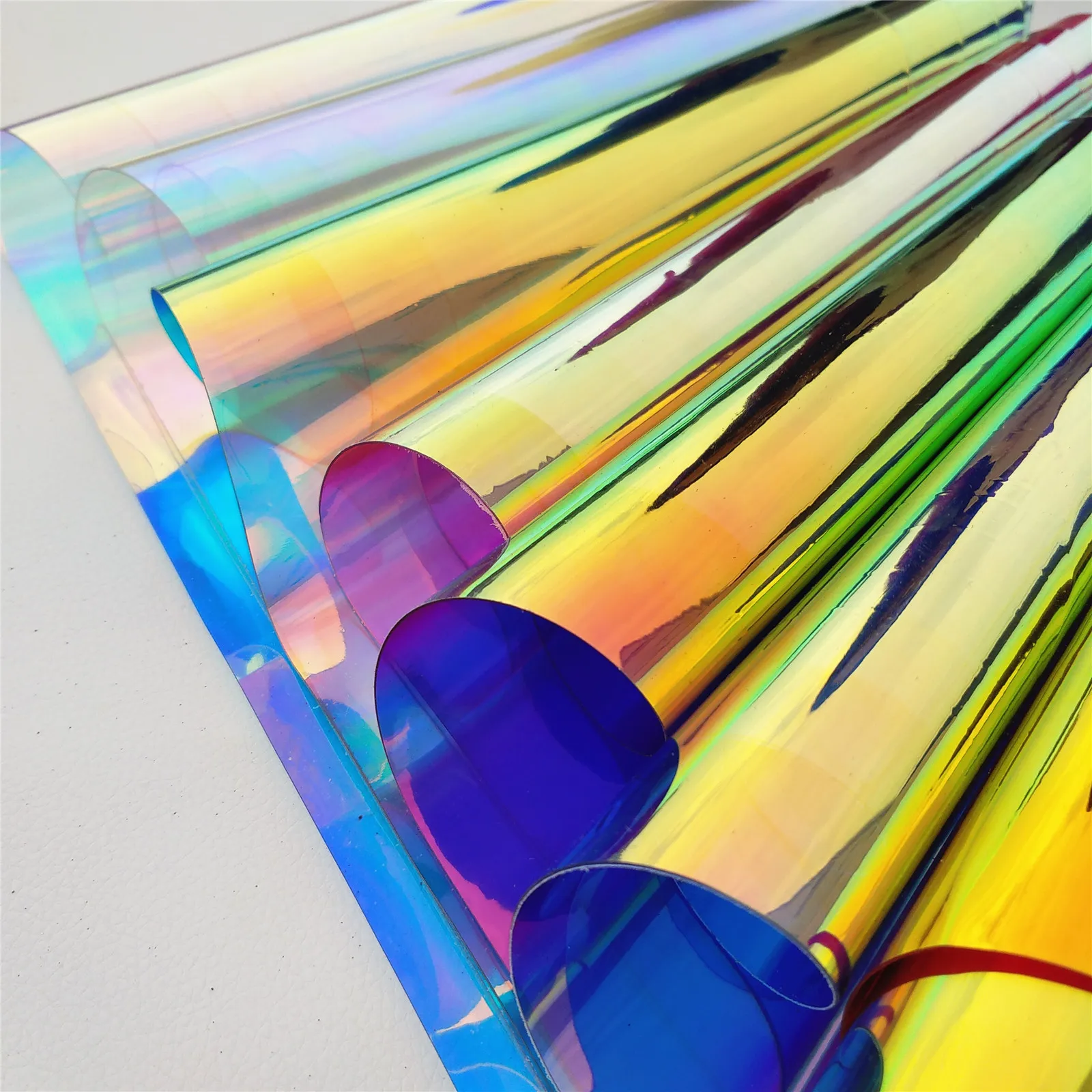 By the Yard 0.4mm Holographic Plastic