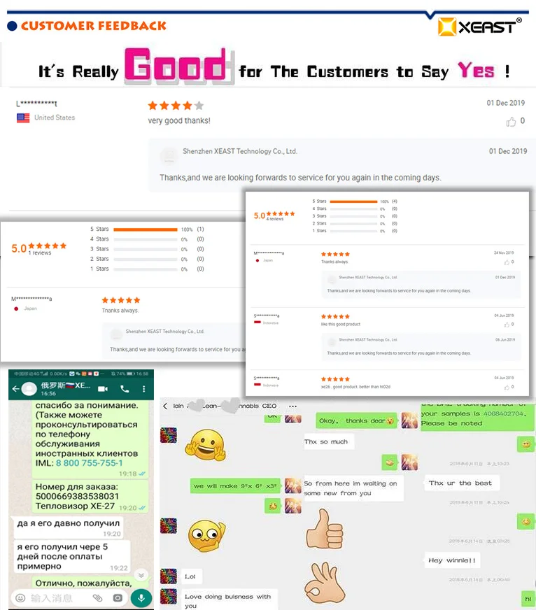 XEAST 2020 NEW ARRIVAL Infrared Imaging Camera Thermal Imager