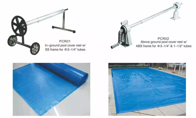 Manual Swimming Pool Cover Roller Pool Cover Reel stainless steel cover reel