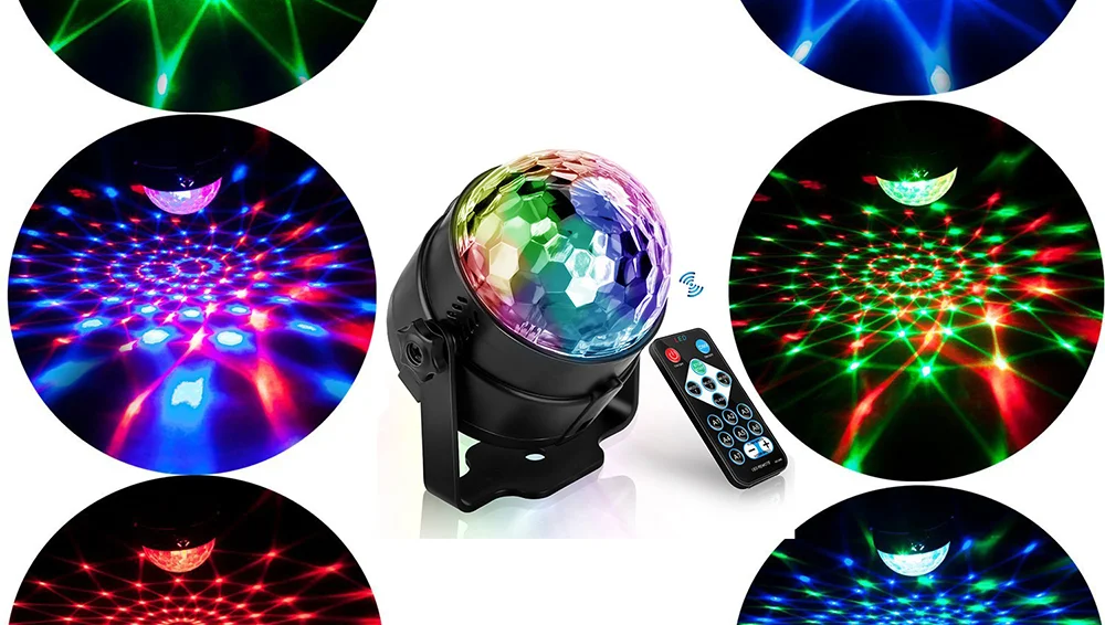 Rgb Led Party Effect Disco Ball Light Stage Light Laser Lamp Projector