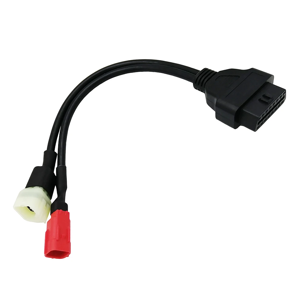 OBD2 16pin female connector to Sumitomo 6 pin male sealed auto connectors Y splitter motorcycle diagnostic tool OBD2 cable