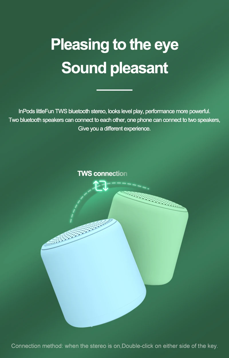Amazon hot sale Portable mini macaron professional waterproof bt speaker with bluetooth hifi inpod wireless speaker - ANKUX.COM