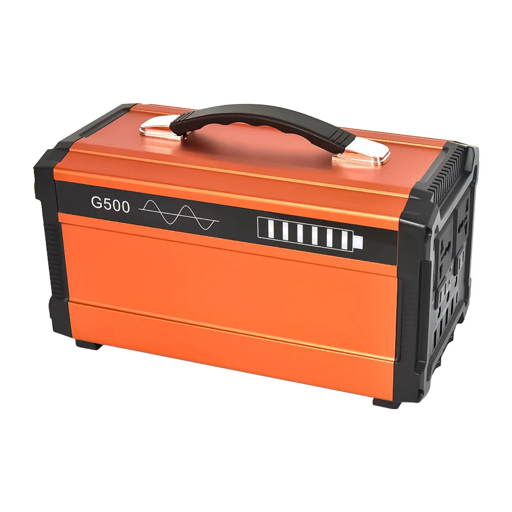 
Factory Supply Portable Rechargeable Battery 500W Solar Power Station Generator For Outdoor 