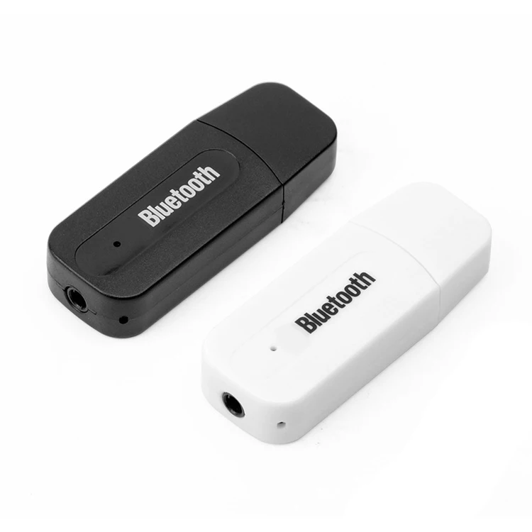 Simr-receptor de Audio inalámbrico USB para coche, 3,5mm, Aux, altavoz, Mp3, USB, azul
