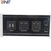 available customized as need slide cover tabletop socket smart multi-funtion desk power socket