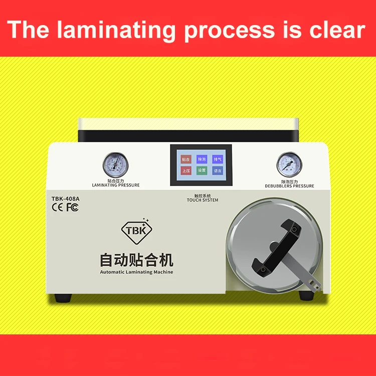 Good Performance TBK 408A Automatic Lamination Air Bubble Removing Machine