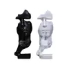 Silence is Golden character resin ornaments software home jewelry crafts