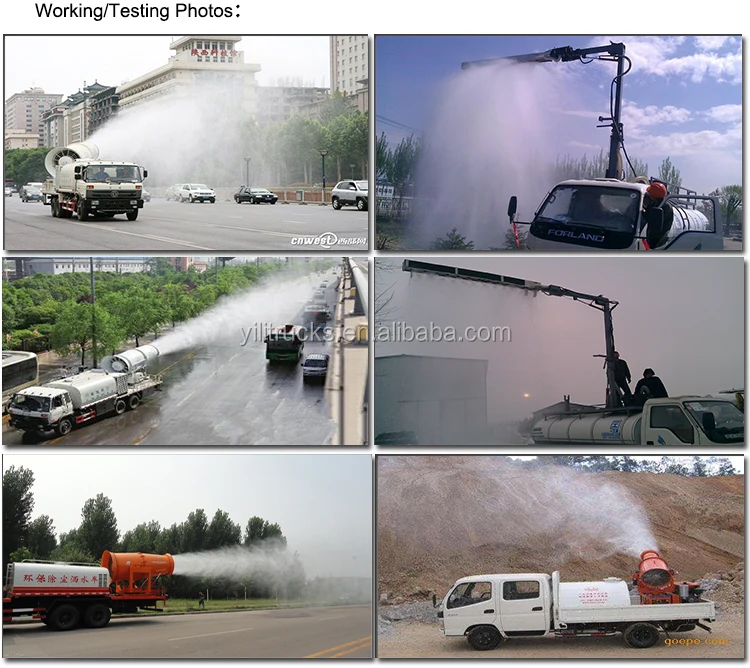 Manufacturer Dongfeng 4x2 4x4 Water Sprinkler With Dust Suppression Car Environmental Sanitation