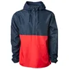 mens lightweight waterproof polyester windbreaker jacket custom made