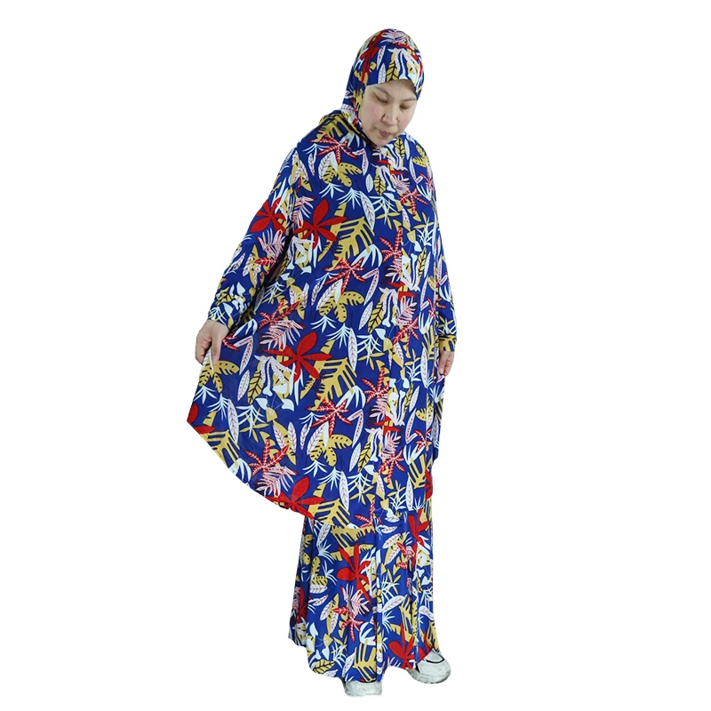 Abaya Fleurie Traditionnelle – Robe Islamique Imprimée 3XL – Grossiste Turquie Grossiste Turquie