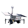 Outdoor mobile trailer wireless cctv camera light tower solar light tower