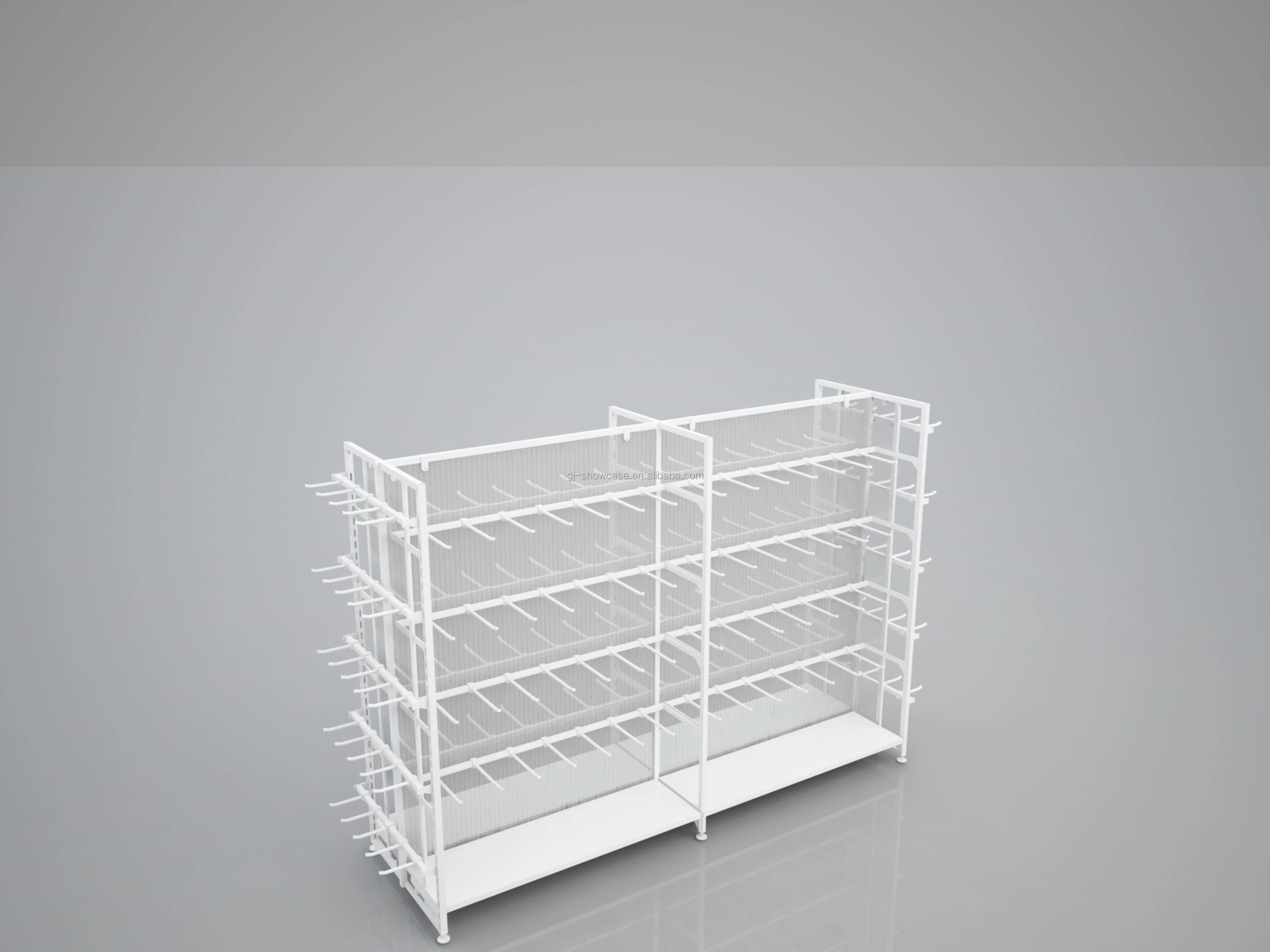 Wholesale Retail Store Shelves Shop Decoration Wooden Gondolas Display