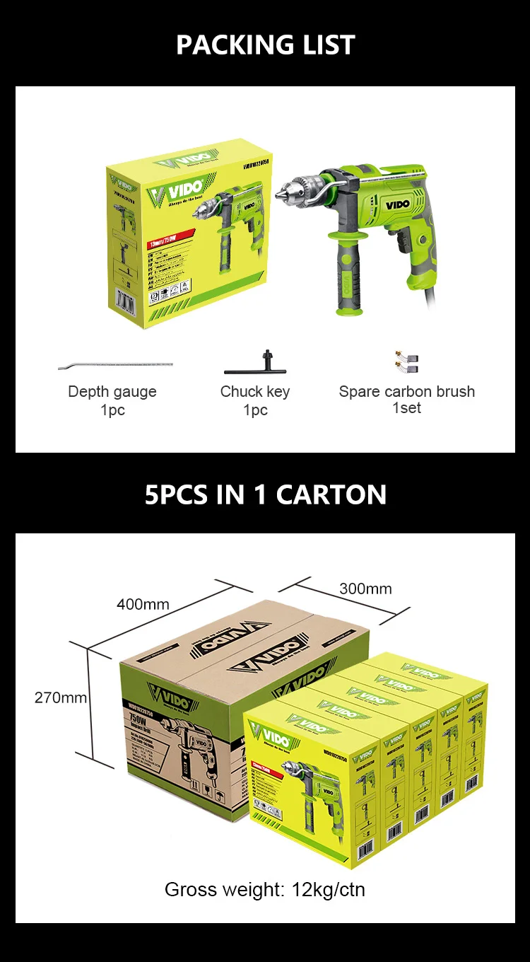WD010220750 Packing list