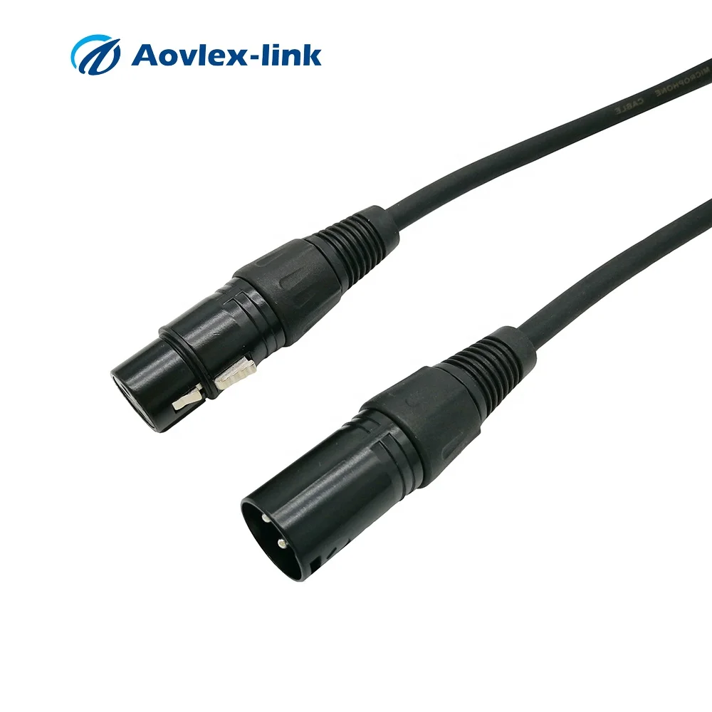 XLR cable 3Pin male to female professional balanced Audio Microphone Cable soft Hi-Fi - ANKUX.COM