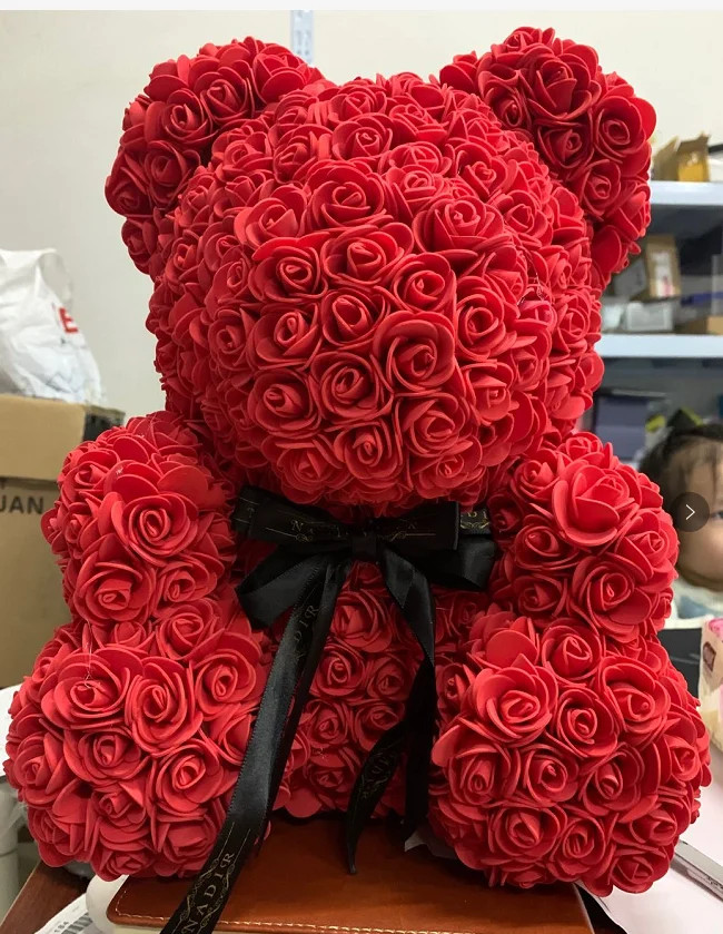 foam rose bear wholesale