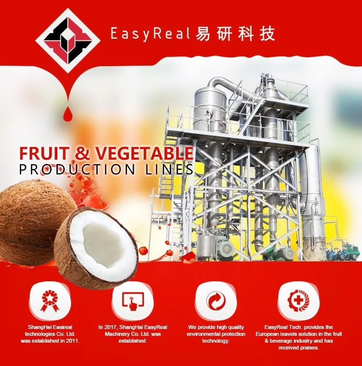 Industrial Machinery Coconut Water Coconut Milk Production Making