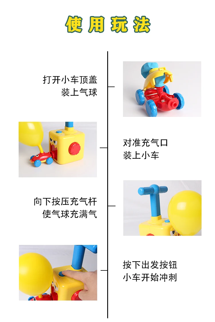 Diy科学玩具气球车diy惯性车stem教育套件空气压缩动力车反冲儿童玩具 Buy 儿童汽车 儿童汽车玩具 Stem玩具教育product On Alibaba Com