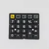 custom design soft black Silicone rubber keypad Silicone press button
