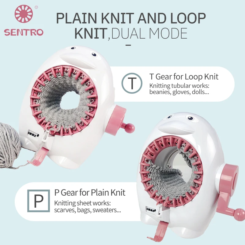 Brand New Hat Sock Circular Hand Knitting Machine Sentro Knit Mini Diy