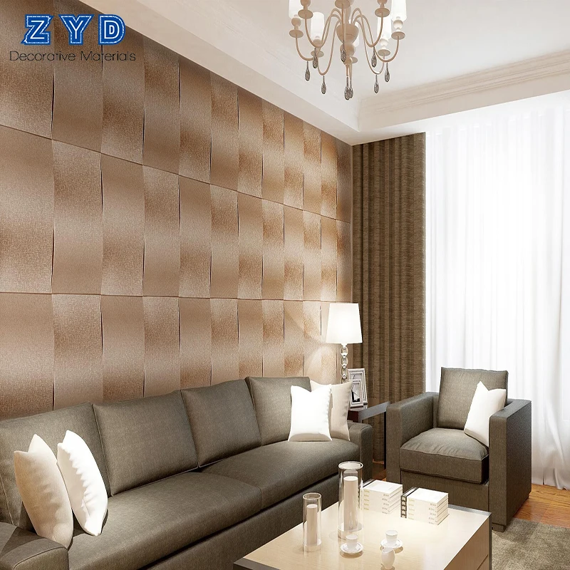 3d Selfadhesive Foam Wallpaper,Polyurethane Decorative Wall Panel