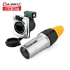 CNLINKO Brand waterproof rj45 network cable ethernet connector rj45 patch panel male female Plug Socket