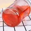 Food grade Round clear 50ml glass pudding / honey / jam jar with screw cap