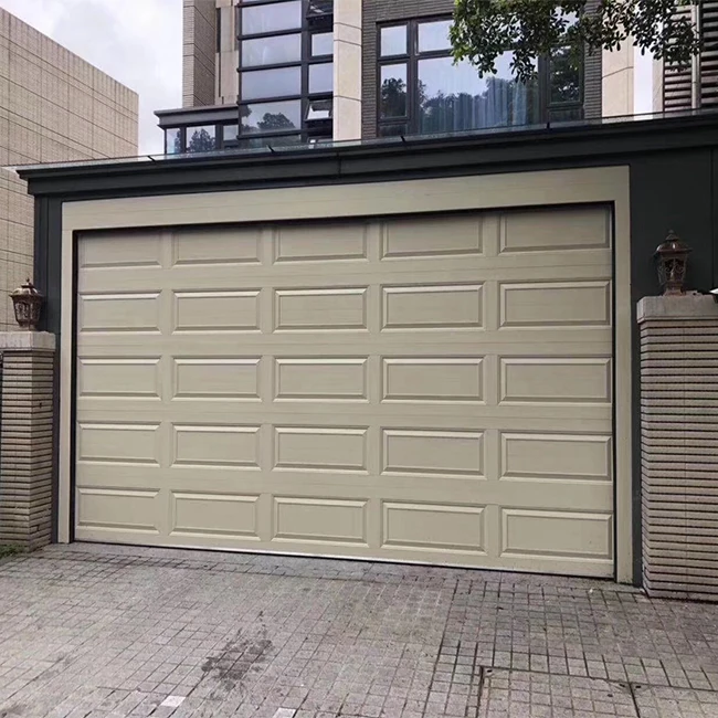 Aluminum glazing panel lift open house garage door design