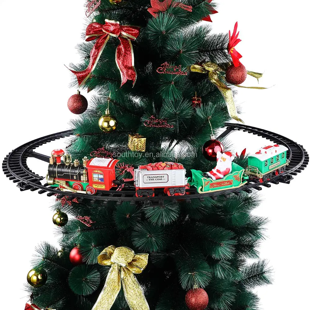 electric train set for christmas tree