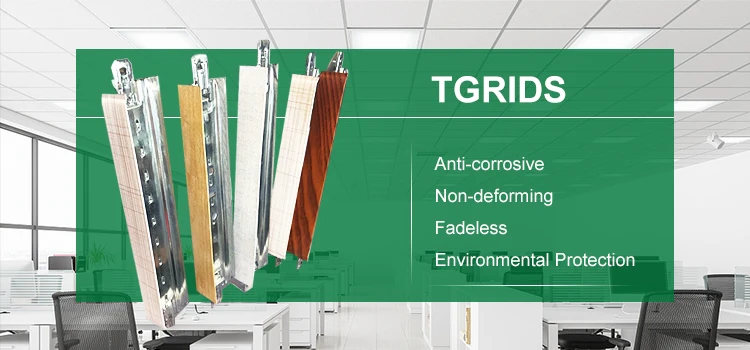 Suspended Galvanized Ceiling T Grid False Ceiling, Tbar Components Keel/Iron Net for Gypsum